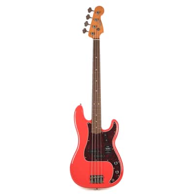 Fender Limited Edition Vintera II Road Worn '60s Precision Bass Fiesta Red image 4
