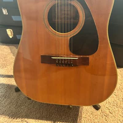 Yamaki Vintage 12-String Acoustic MIJ Natural w/ Hard Case image 2