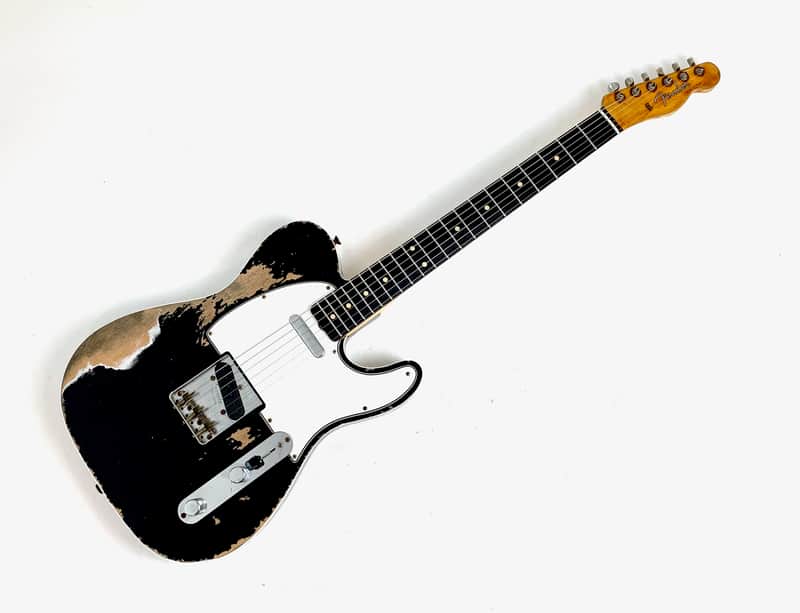 Fender Telecaster Custom 60 Super Heavy Relic Custom Shop 2022 Black image 1