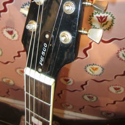 1979 Aria Pro II PE-500 Black Gloss w/Original Hardshell case image 3