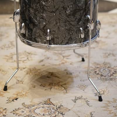 Slingerland 1958 12/16/20 Black Diamond Pearl Drum Set image 8