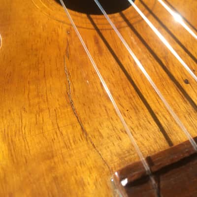 Manuel Nunes Soprano Ukulele circa 1915 flamed golden koa image 10