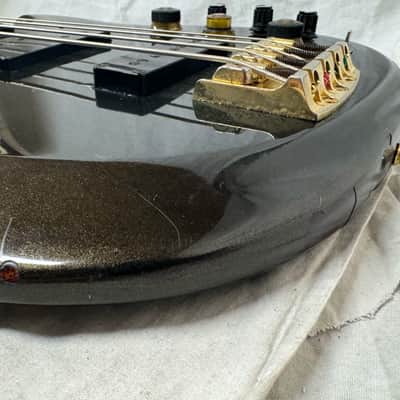 Ibanez MC924 mc 924 Musician 4-string Bass with Case - MIJ Made In Japan 1983 - Metallic Black image 20