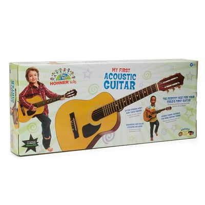 Hohner HAG250 Nylon 6-Strings Classical Acoustic Guitar for Kids Included Songbook and Color Sticker image 3