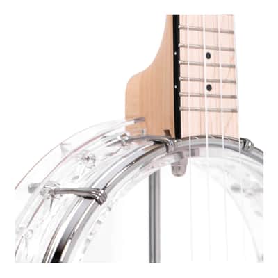 Gold Tone Little Gem: See-Through Banjo-Ukuleles with Gig Bag (Diamond) image 4
