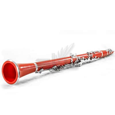 SKY Music High Quality Bb Red Clarinet Package German Style Nickle Silver Keys image 3