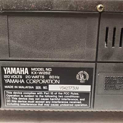 Yamaha KX-W262 dual auto-reverse cassette deck image 12