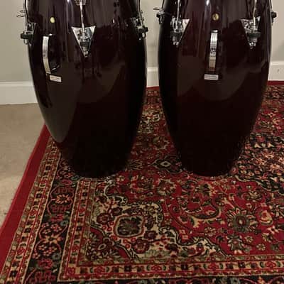 Latin Percussion LP Classic Tumba and Quinto 2023 - Red Wine / Chrome image 2
