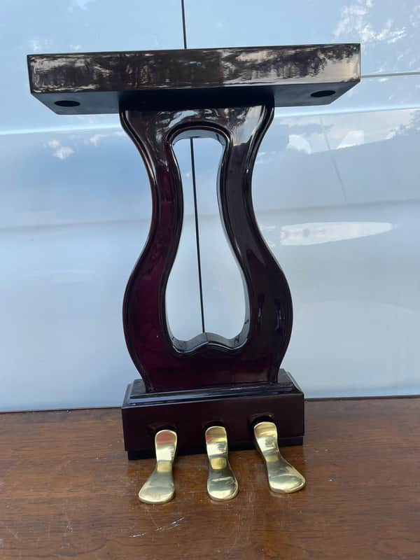 Grand Piano dark brown pedal curved design image 1