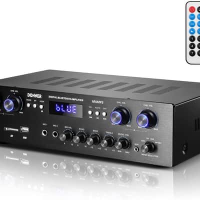Donner Bluetooth 5.0 Stereo Audio Amplifier Receiver Home-MAMP5 image 8