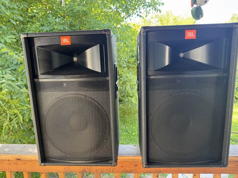 Used JBL TR125 PAIR SPEAKERS image 1