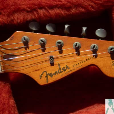 1987 Fender American Vintage Reissue 1957 Stratocaster - 100% Natural Ultimate Road Warrior MOJO - Pro Set Up w Perfect Frets/Action/Intonation! image 17