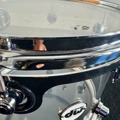 DW Acrylic Design Series Drum 9" x 12" Tom - Clear image 3