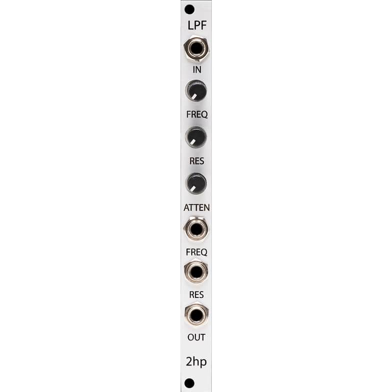 2hp LPF Eurorack Filter Module (Silver) image 1