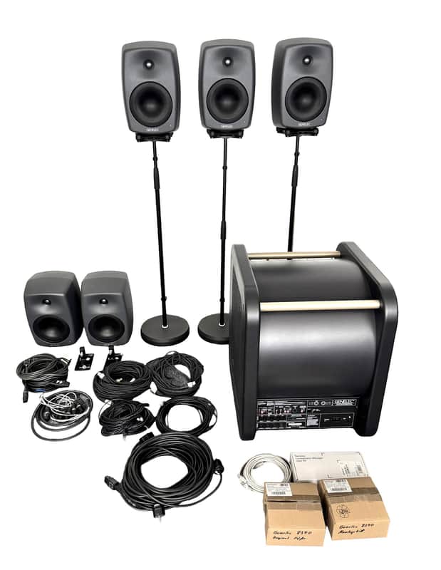 Genelec 5x 8340 und 7270A Subwoofer with GLM Bild 1