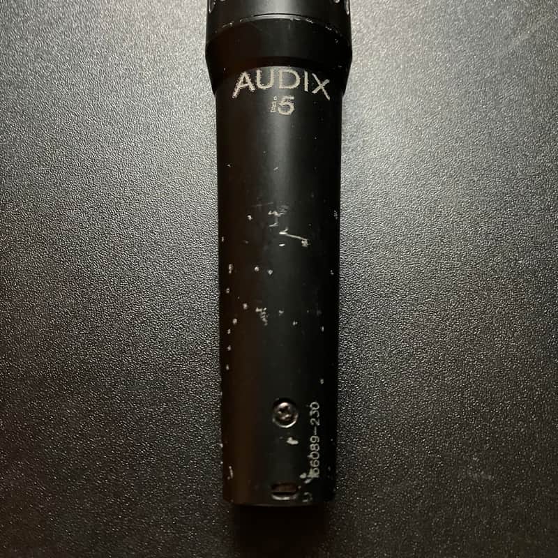 2010s Audix i5 Cardioid Dynamic Instrument Microphone Black