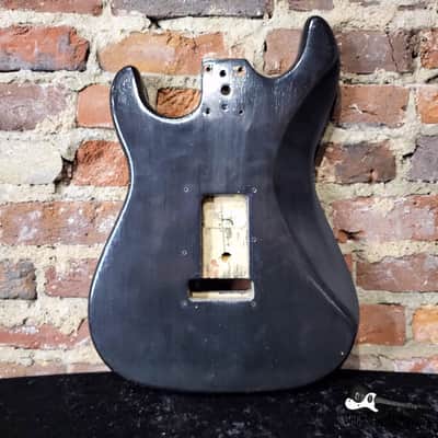 Harmony S-Style Electric Guitar (1970s - Black) image 2