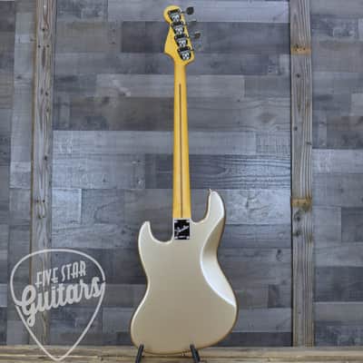 Mint Fender American Professional Classic Jazz Bass - Faded Firemist Gold with Gigbag image 6