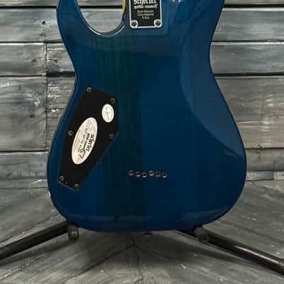 Schecter Omen Extreme-6 - Ocean Blue Burst image 10
