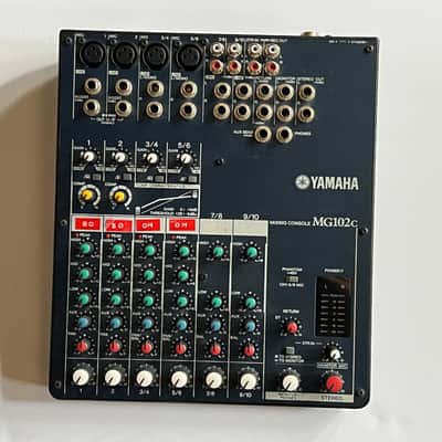 Yamaha MG102C 10 Channel Mixer 2010s - Blue image 1