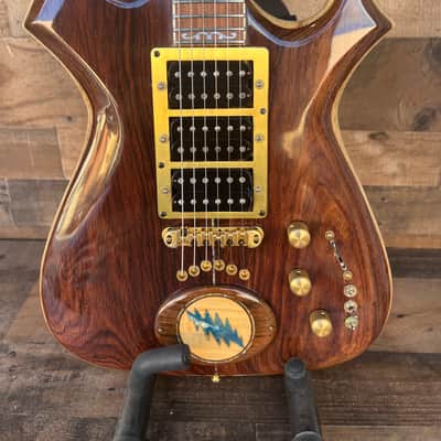 Phiga Guitars Jerry Garcia tribute lighting Bolt 2023 - Cocobolo with case! image 1