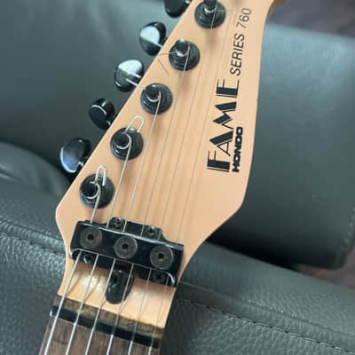 Hondo Fame 760 1980s - Pink w/Matching Headstock RARE image 23