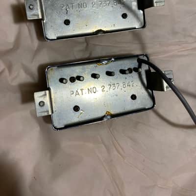 Gibson Stamped Patent 1970’s Humbucker set 1970’s - Chrome image 6