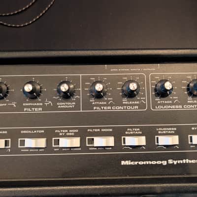 1978 Moog Micromoog Analog Synthesizer Fully Functional image 3