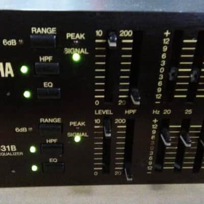 Yamaha Q2031B Dual-Channel Graphic Equalizer 2010s - Black-- TGHM image 10