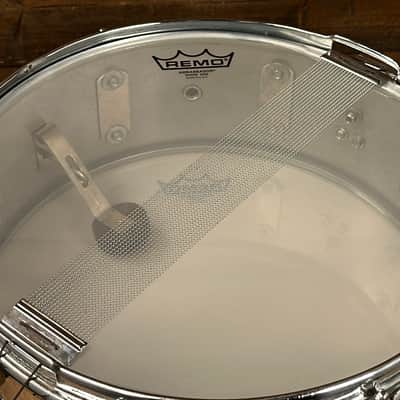 1960s Slingerland No. 130 Gene Krupa Sound King 5x14 8-Lug Chrome Over Brass Snare Drum w/ Zoomatic Strainer image 15