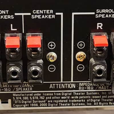 Pioneer PIONEER VSX-D412-K AM-FM 5.1 Stereo Receiver 90s  - Black metal image 8