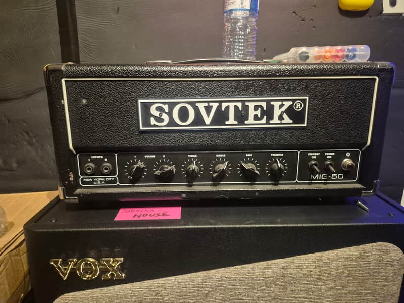 Electro-Harmonix Sovtek MIG 50 2-Channel 50-Watt Tube Guitar Amp Head 2023 - Black image 1