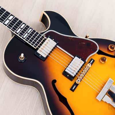 2011 Gibson L-4 CES Master Label Archtop Electric Guitar Vintage Sunburst w/ Case, CoA image 9