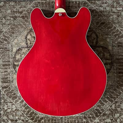 Eastman T386-RD Thinline Electric in Red w/ Hard Case & Free Pro Setup image 7