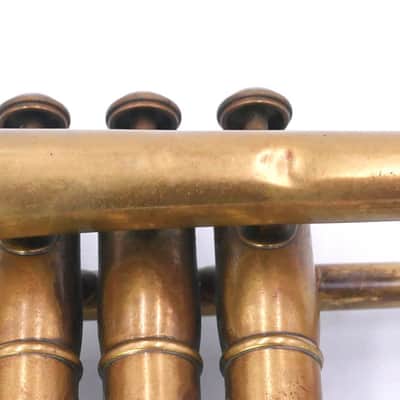 1952 Olds Studio Cornet in Raw Brass w/Nickel flare image 10