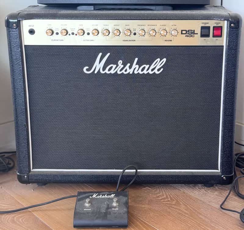 Marshall Marshall DSL40C 40-Watt 1x12" All-Tube Guitar Combo Amp 2014 - Black image 1