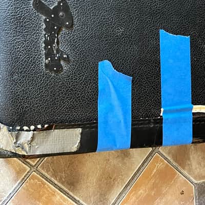 1965 1966 Fender Jaguar Jazzmaster guitar hard case tolex image 2