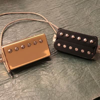 EP Custom PAF Humbucker Pickup Set - Formvar/Alnico 5 Hand Wound 2021 Wax image 2