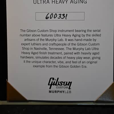 Gibson Custom Shop 1961 SG Standard Murphy Lab Ultra Heavy Aged - Double Gold #0331 image 16