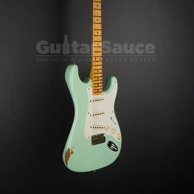 Fender Custom Shop 58 Stratocaster Relic  2022 - Surf Green (COD 2169UG) image 8