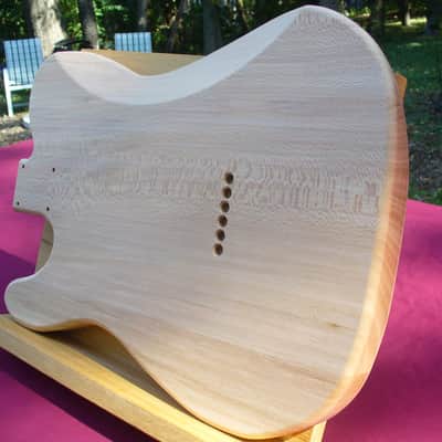 Extraordinary Quarter Sawn American Sycamore T Style Guitar Body for Telecaster® Neck Made in USA image 6