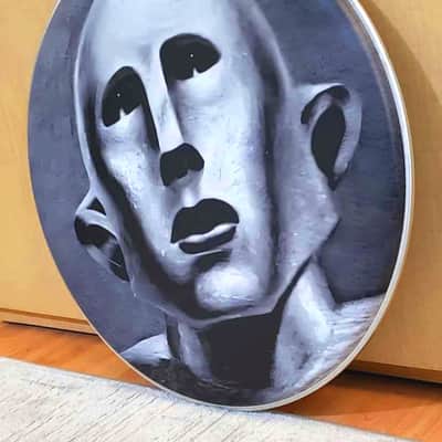 Queen, Roger Taylor, News of the World, 22" Frank the Robot Bass Drumhead image 3