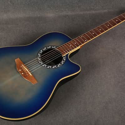 Applause by Ovation AE 28 Electro Acoustic - Blue Burst - 2nd Hand image 10