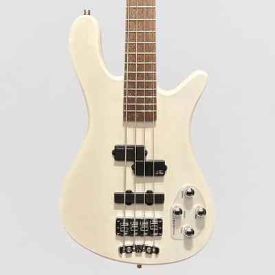 Warwick RockBass Streamer LX 4 String Electric Bass Guitar - White image 1