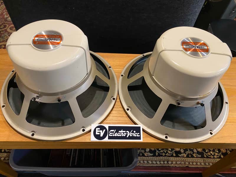 EV Electro-Voice SRO 15 speakers (pair) for bass guitar/PA, in excellent cosmetic condition image 1
