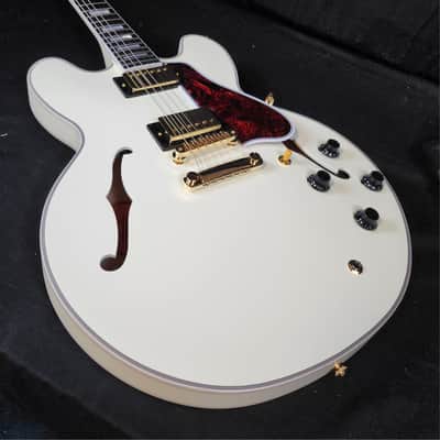 Mint Epiphone Inspired by Gibson Custom 1959 ES-355, Classic White, W/HSC 2025 image 9