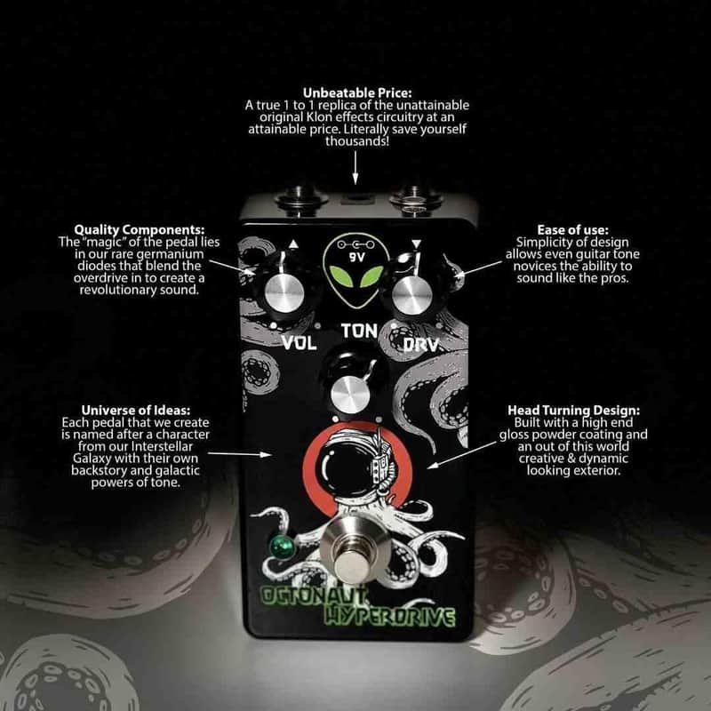 Interstellar Audio Machine Octonaut Hyperdrive - Transparent Overdrive Effects Pedal image 1