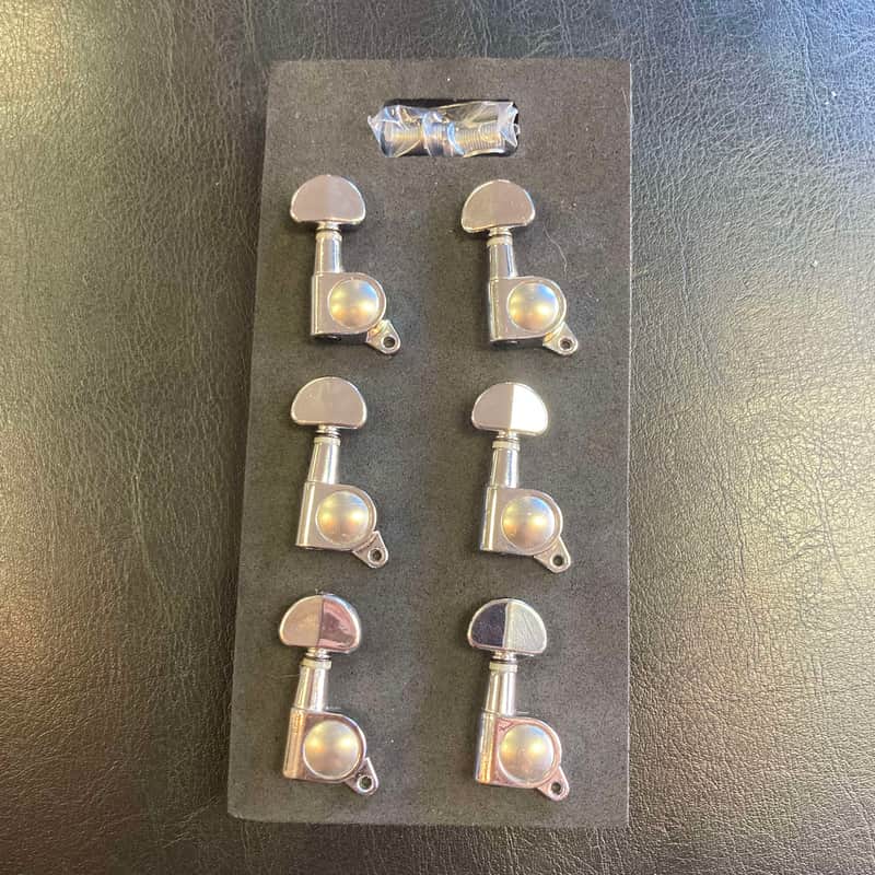 6 In-Line Die Cast Tuners - Chrome image 1