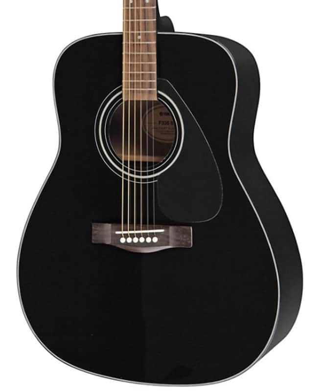 Yamaha Yamaha F335 Acoustic Guitar Black image 1