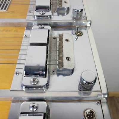 1957 Rickenbacker 518 8/8/8 Triple Neck Console Steel Guitar - Natural With OHSC image 12